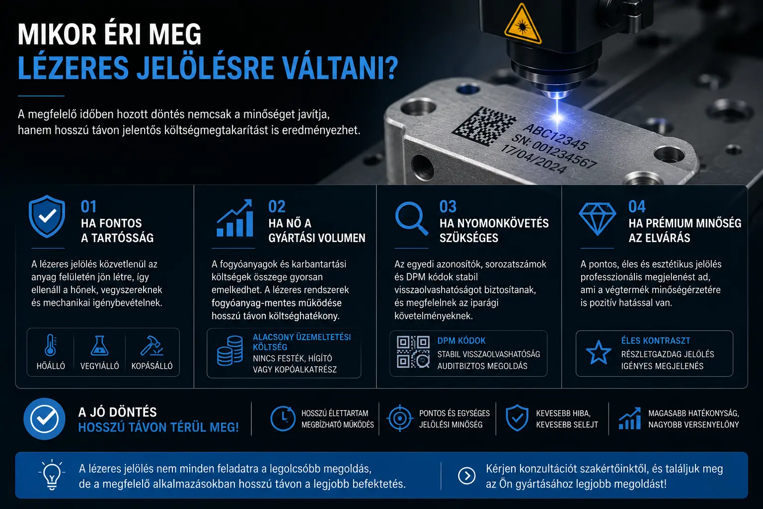 Mikor éri meg lézeres jelölésre váltani?