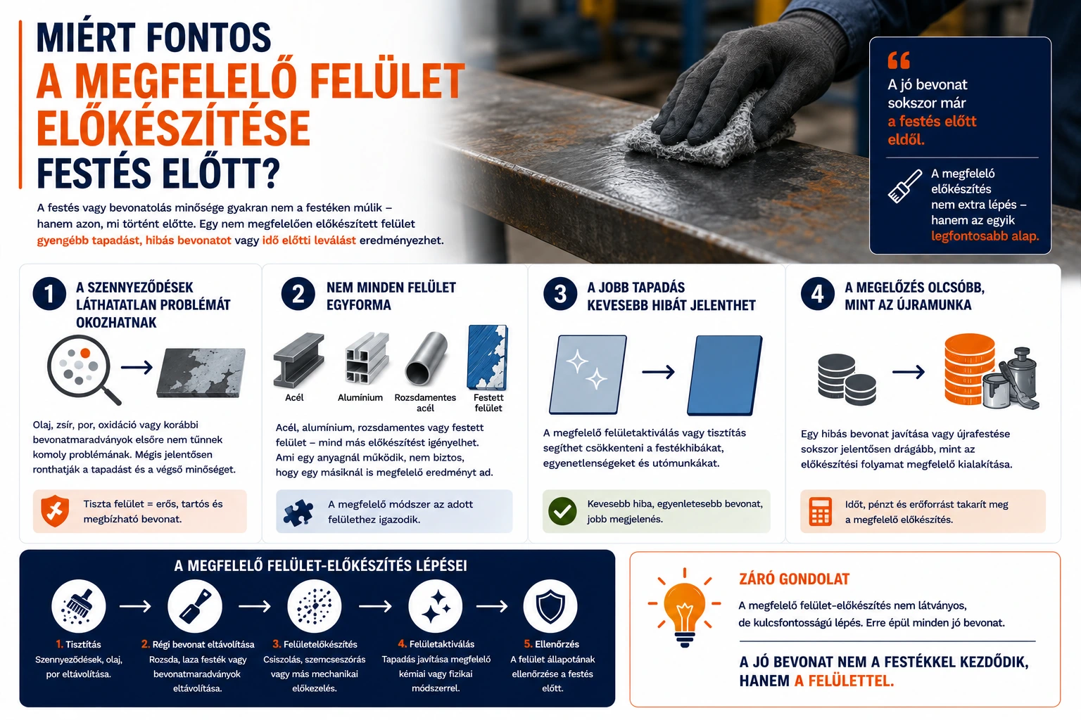 Miért fontos a megfelelő felület előkészítése festés előtt?