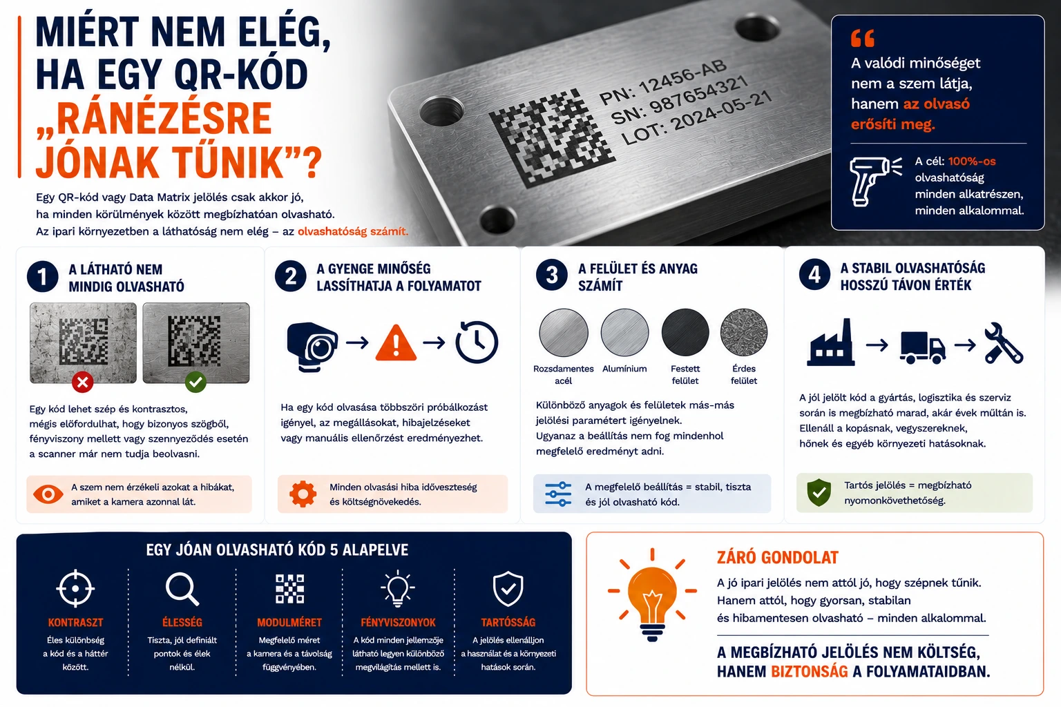 Miért nem elég, ha egy QR-kód „ránézésre jónak tűnik”?