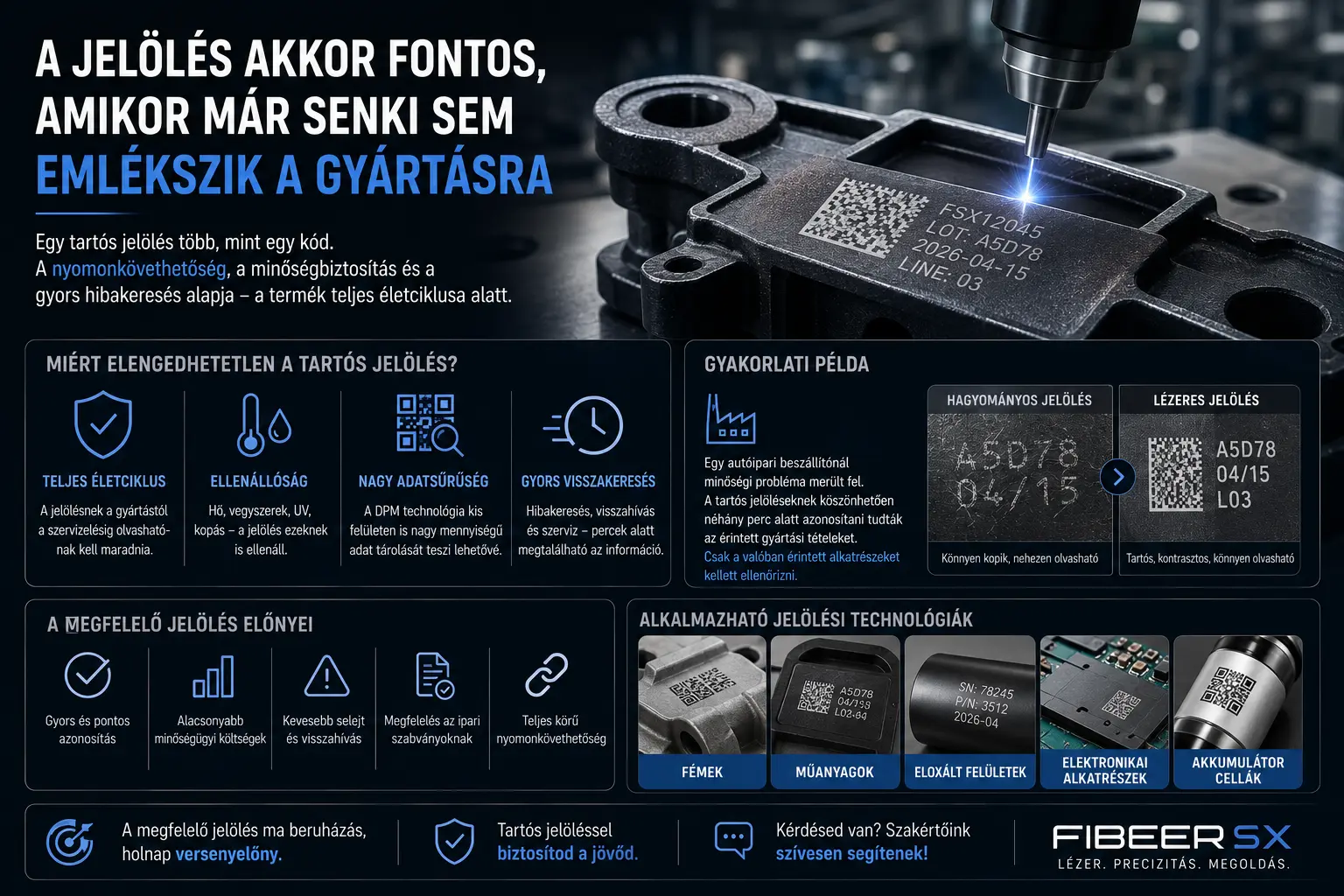 A jelölés akkor fontos, amikor már senki sem emlékszik a gyártásra