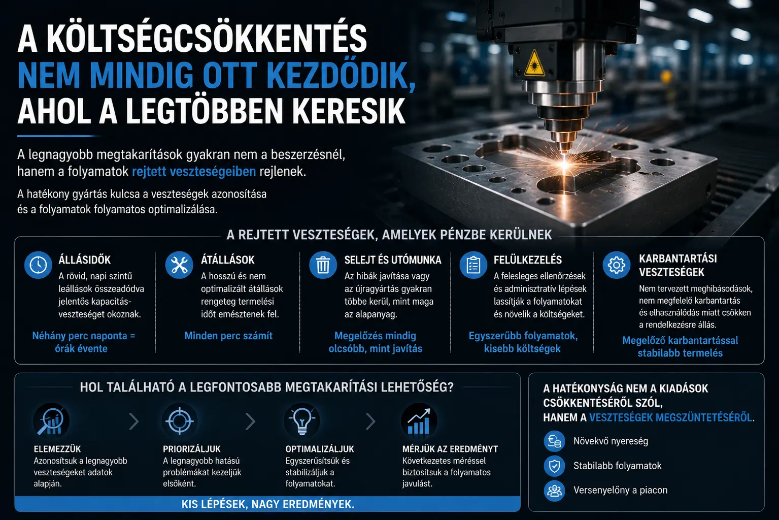 A költségcsökkentés nem mindig ott kezdődik, ahol a legtöbben keresik